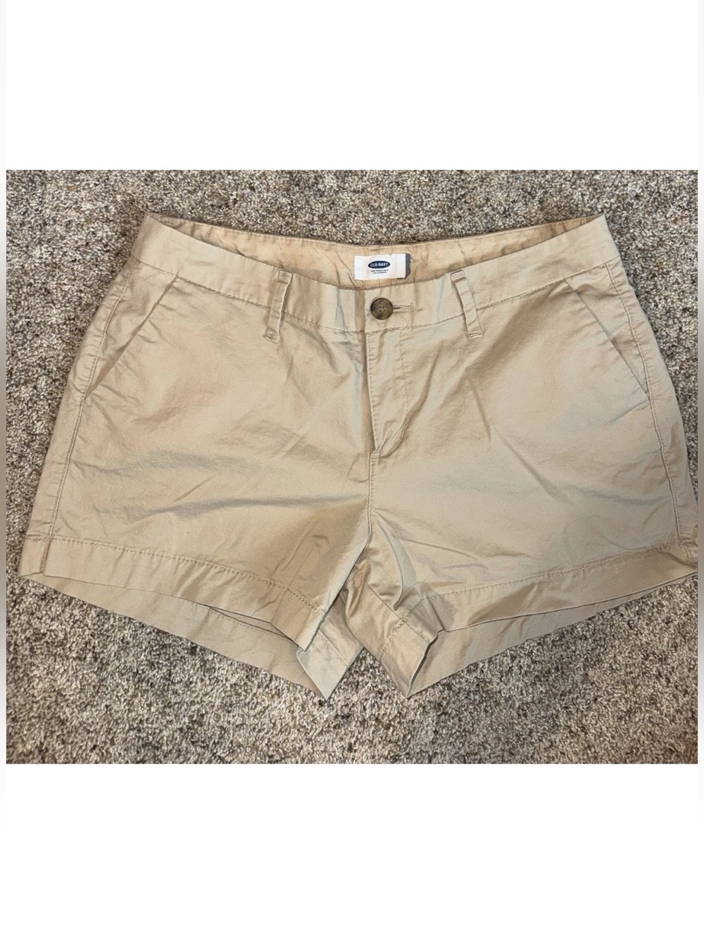 Old Navy Tan Women's Chino Bermuda Shorts